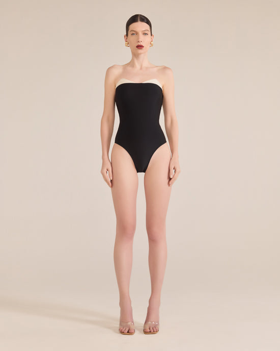 Pyramid Strapless Swimsuit