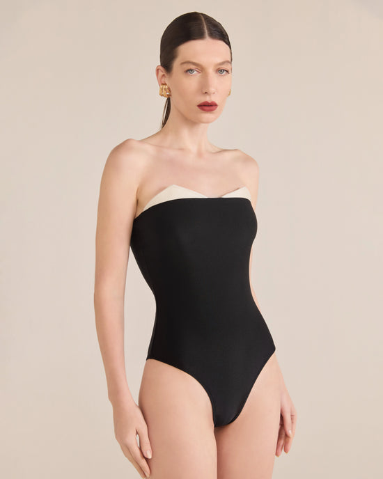 Pyramid Strapless Swimsuit