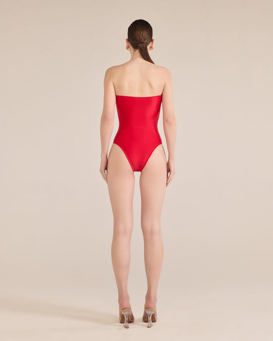 Pyramid Strapless Swimsuit