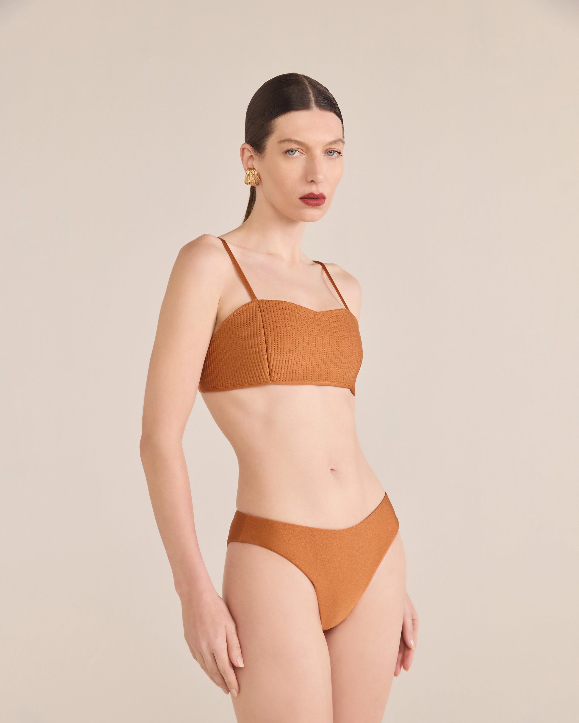 Quilted Pyramid Bikini