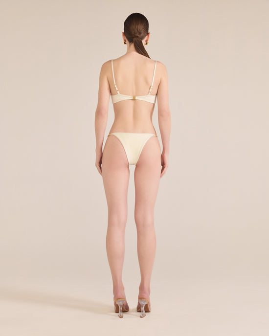 Half Cup Bikini with Pyramid Strap and Chain