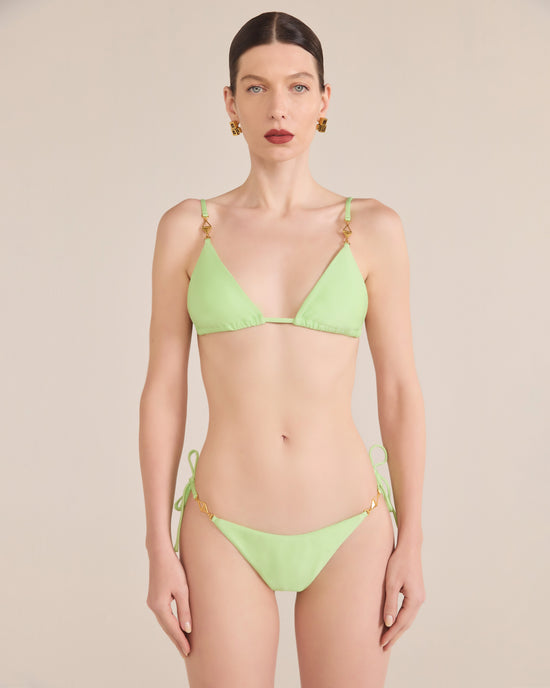 Triangle Bikini with Pyramid Straps