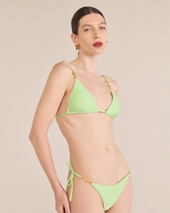 Triangle Bikini with Pyramid Straps